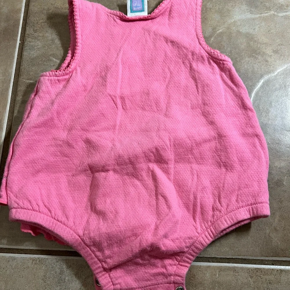 Pink Floral Embroidered Baby Dress